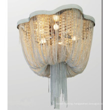 Metal Link Chain Fashion Design Ceiling Light Lobby Ceiling Lamp